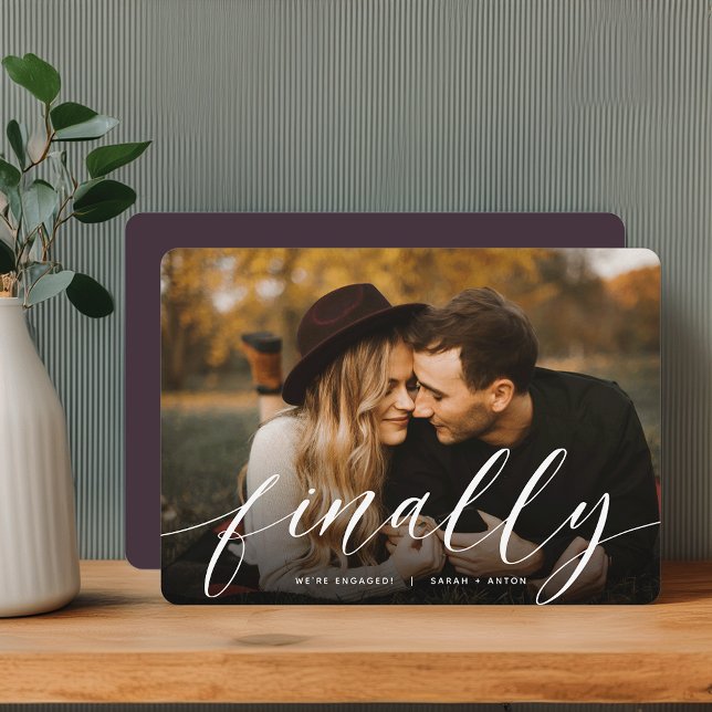 Anúncio Finalmente | Noivado de fotos do Cheio (Criador carregado)