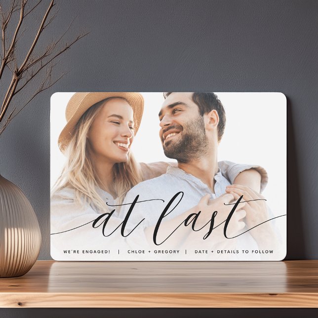 Anúncio Finalmente | Noivado de fotos do Cheio (Criador carregado)