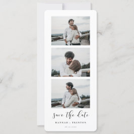 Anúncio Fita de Foto Elegante design Salve a data