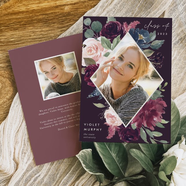 Anúncio Flor de ameixa | Graduação de fotos (Criador carregado)