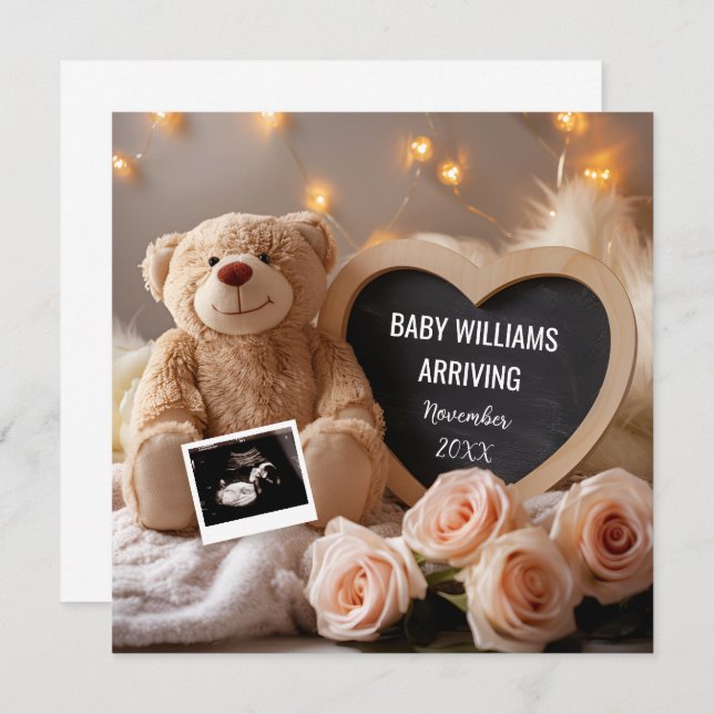 Anúncio Floral Baby para Mídia Social (Frente/Verso)