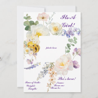 Anúncio Floral Bee Birth