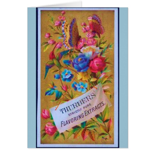 Anúncio floral bonito Flavoring do colibri (Frente)