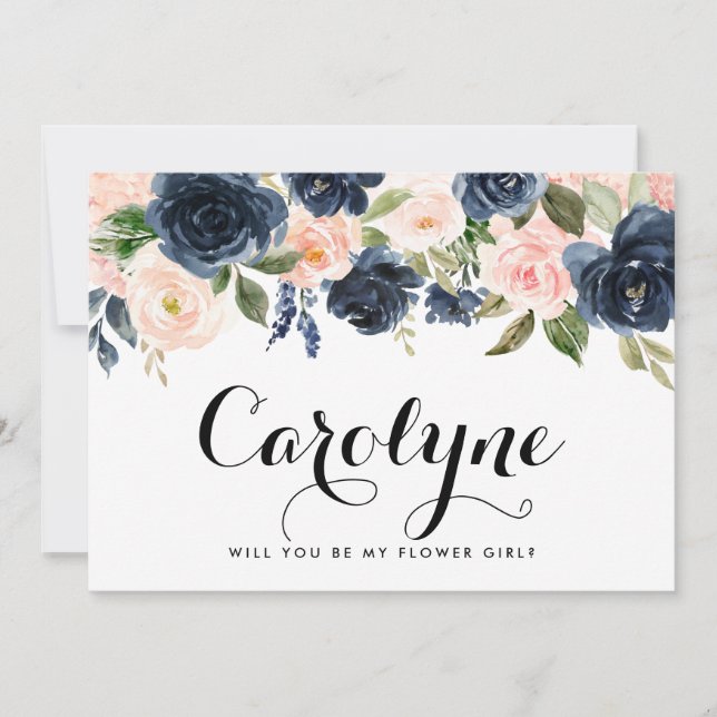 Anúncio Flores de Marinho e Blush, você será minha garota  (Frente)