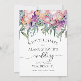 Anúncio Flores de Proteína Exótica de Cor Brilhante Salvem