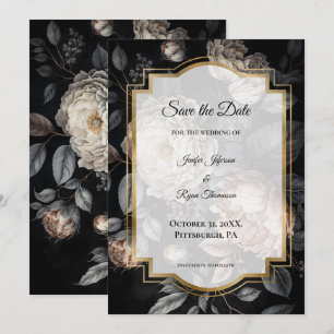 Anúncio Flores escuras e temperamentais para casamento sal