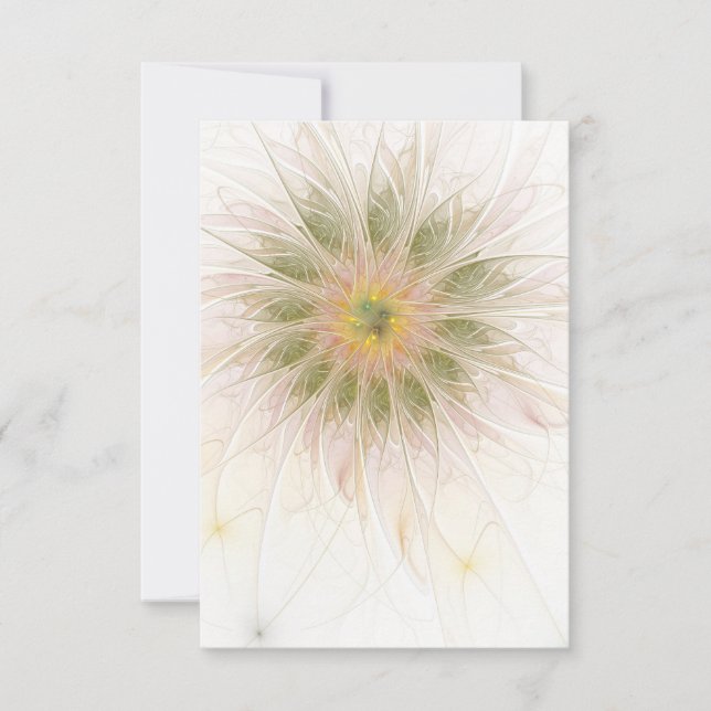 Anúncio Flores fractais de fantasia macias e ternas  (Frente)