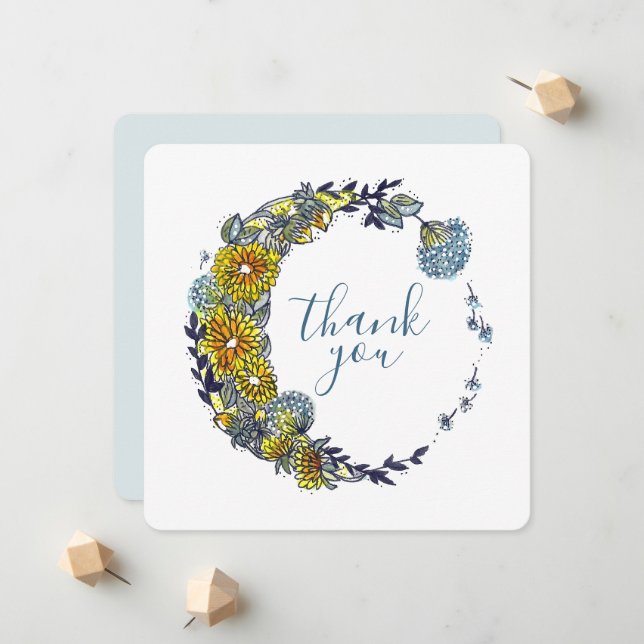 Anúncio Flower Wreath Muito Obrigado (Frente/Verso In Situ)