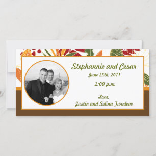 Anúncio Folhagem de publicação de fotos do Noivado 4x8