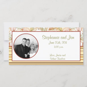 Anúncio Folhas de outono do lançamento de fotos do Noivado