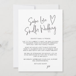 Anúncio Fonte de Script Same Love Smaller Wedding Downsize