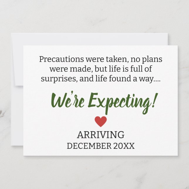 Anúncio Foram tomadas precauções, não foram feitos planos, (Frente)