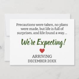 Anúncio Foram tomadas precauções, não foram feitos planos,