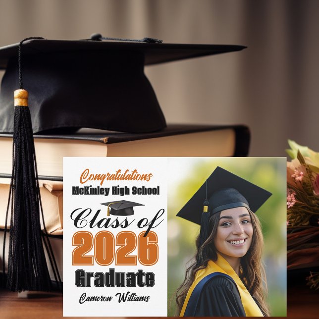 Anúncio Formado da turma de 2026 da Orange Foto de formatu (Criador carregado)