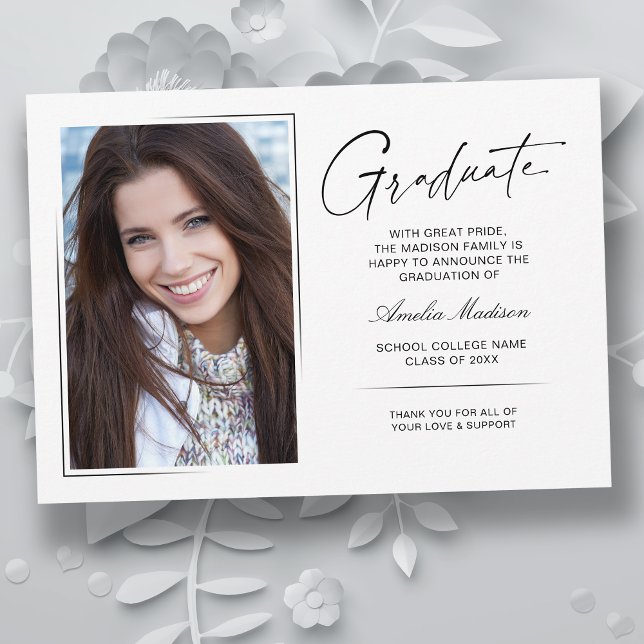 Anúncio Formando 2 Foto do Script de Tinta Manuscrita Mode (Criador carregado)