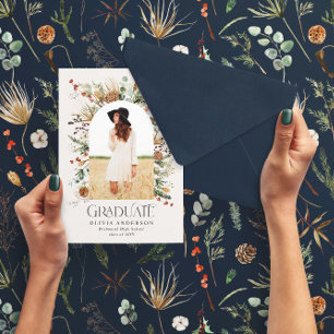 Anúncio Formando arch 1 marinho azul botânico moderno