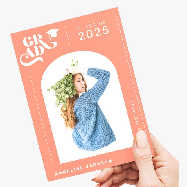 Anúncio Formando de ano de fotografia moderna elegante (Criador carregado)