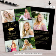 Formando de Colagem de Fotografias Dourada 6 Elega