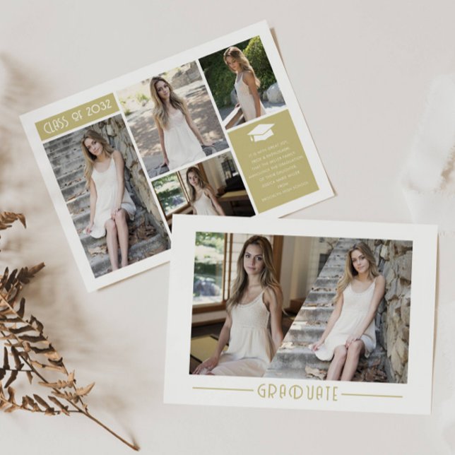 Anúncio Formando De Colagem Moderna Formando 6 Graduação D (Criador carregado)