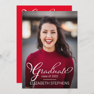 Anúncio Formando de Fotografia de Script Simples e Clássic