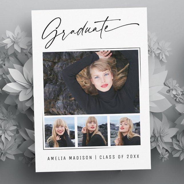 Anúncio Formando de Fotografia do Script 4 de Tinta Modern (Criador carregado)