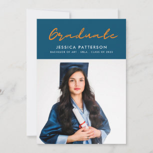 Anúncio Formando de Script Dourado