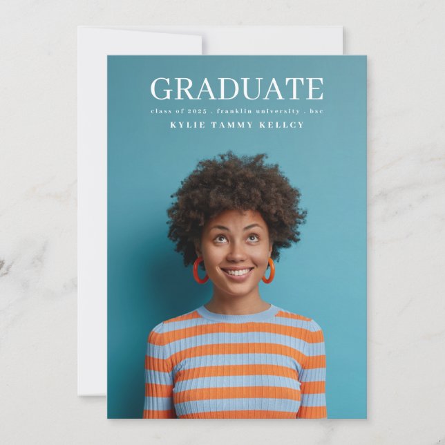 Anúncio Formando do University 3 Photo Typografia College (Frente)