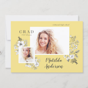 Anúncio Formando floral multifoto ilustrado à mão