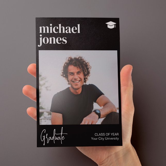 Anúncio Formando foto simples formatura clássica (Criador carregado)