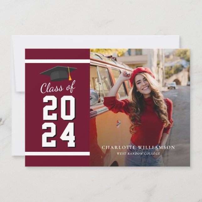 Anúncio Formando Graduação 2025 Fotos do Formando Borgonha (Frente)