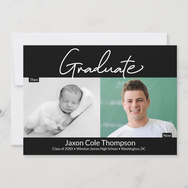 Anúncio Formando masculino, então e agora segundo grau For (Frente)