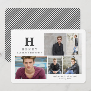 Anúncio Formando multifoto inicial branco preto