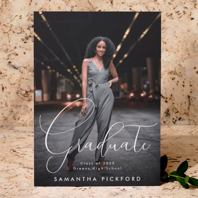 Anúncio Formando Personalizável de Formando de Foto para G (Criador carregado)