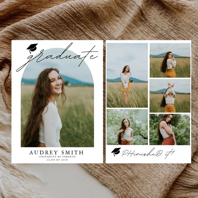 Anúncio Formando PHINISHED IT Graduation Announment (Anúnc (Criador carregado)