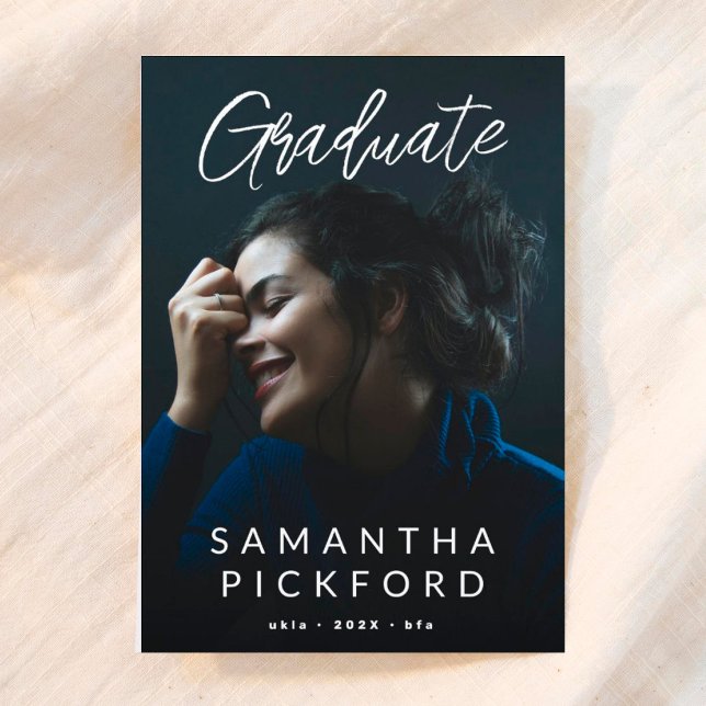 Anúncio Formando Universitário Editável para Formando de F (Criador carregado)