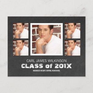 Anúncio Formatura com Múltiplas Fotos para Homens