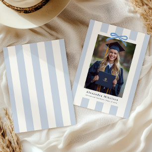 Anúncio Formatura Foto Azul Preppy
