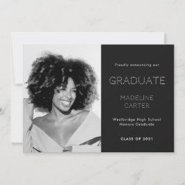 Anúncio Formatura Minimalista de Foto Moderna