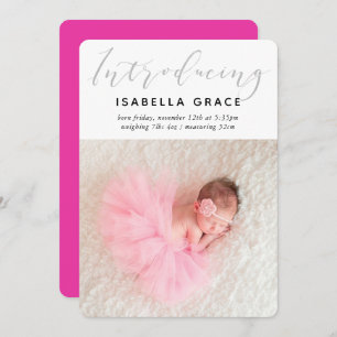 Anúncio FOTO BABY SIMPLES, moderna, apresentando cor-de-ro