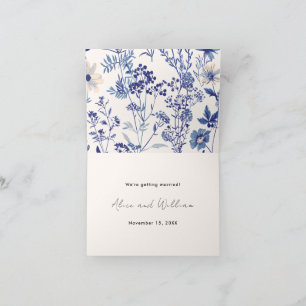 Anúncio Foto: Casamento de Flor Selvagem e Azul de Indigo
