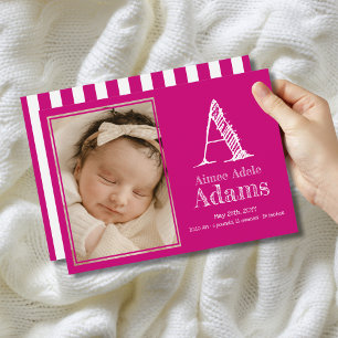 Anúncio Foto das estatísticas de nascimentos de magenta mo