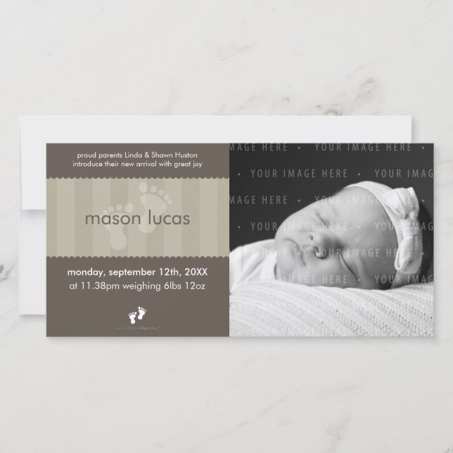 ANÚNCIO FOTO DE BEBÊ: Pés felizes 8L (Frente)