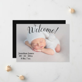 Anúncio Foto de boas-vindas, Script de Gênero, Nascimento