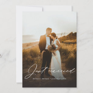 Anúncio Foto de Casamento de Elopement do Recem casados Bo