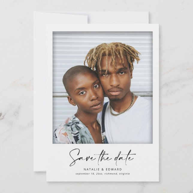 Anúncio Foto de casamento do quadro de filmes de retrocess (Frente)