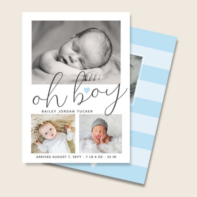 Anúncio Foto de Colagem do Coração Azul Simples (Criador carregado)