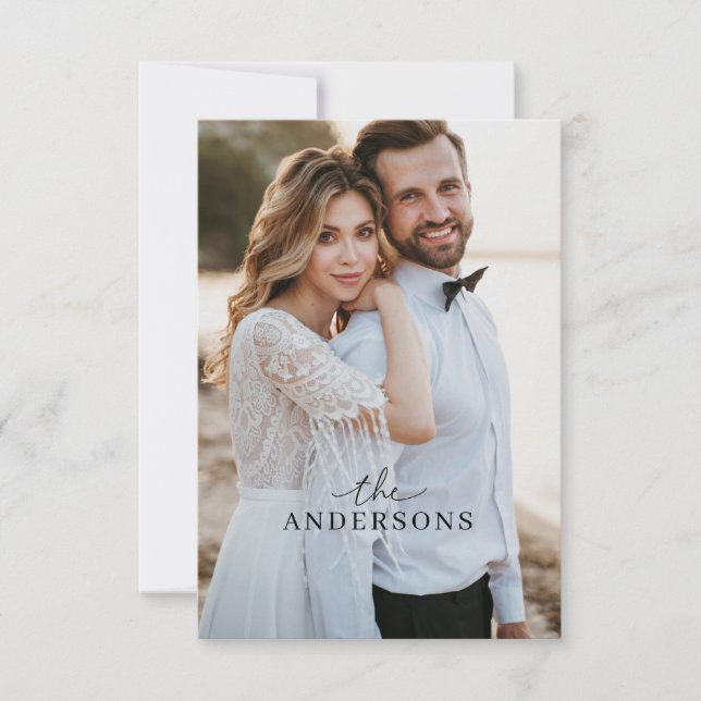 Anúncio Foto de Elopement de Casamento (Frente)