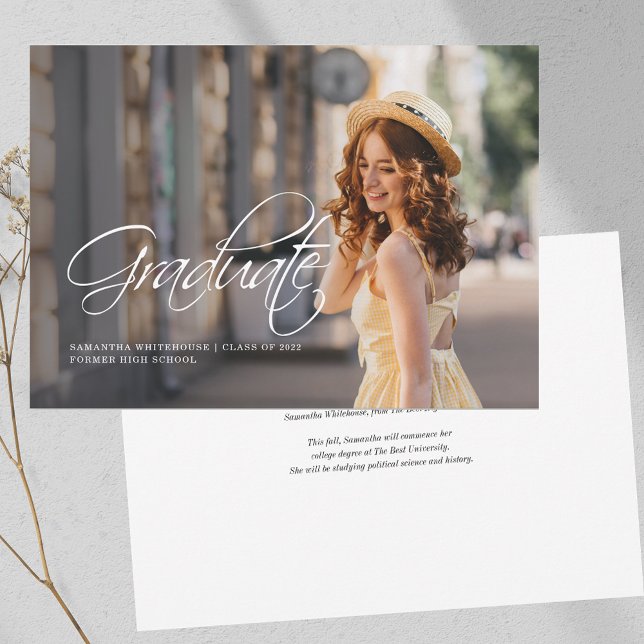 Anúncio Foto de Formatura 2026 (Graduation 2025 Photo Announcement)