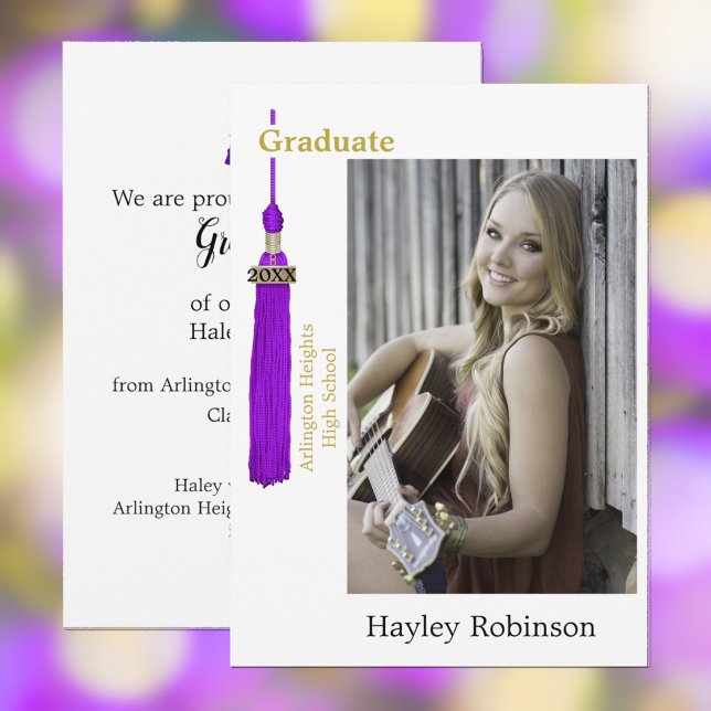 Anúncio Foto de Formatura com Boina Roxa (Criador carregado)