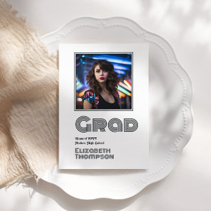 Anúncio Foto de Formatura com Estilo Disco Retrô